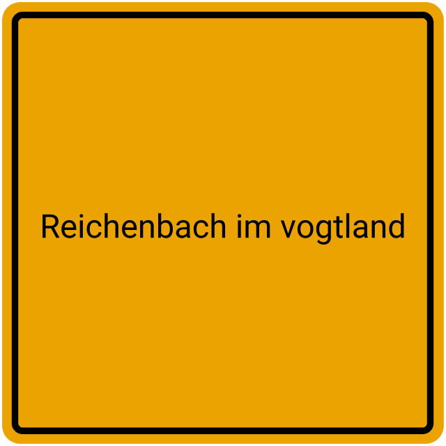 Meldebestätigung Reichenbach im Vogtland